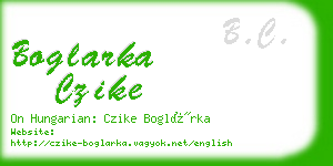 boglarka czike business card